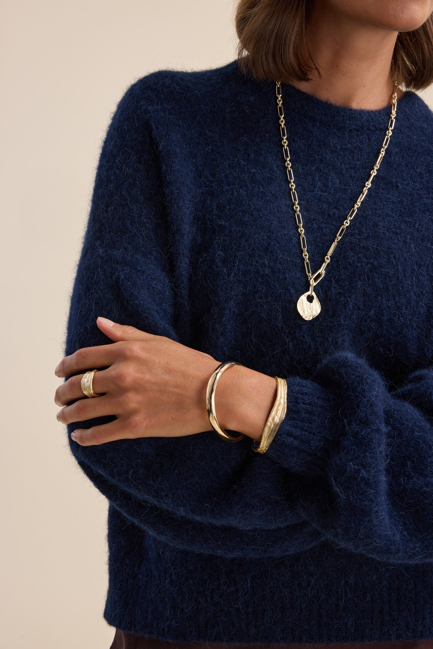 The Luxe Whisper Crew Neck Sweater