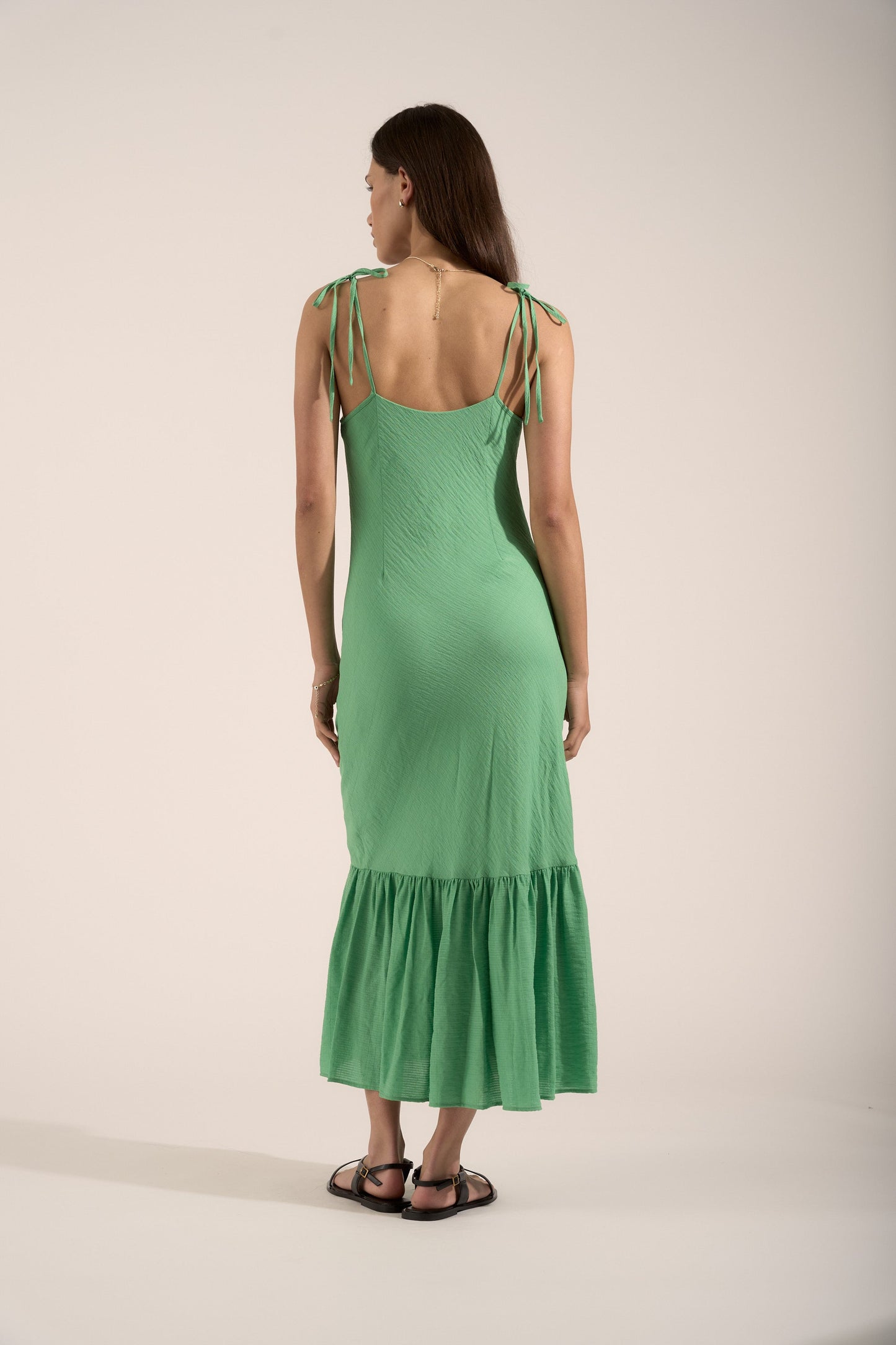 Polly Frill Hem Dress