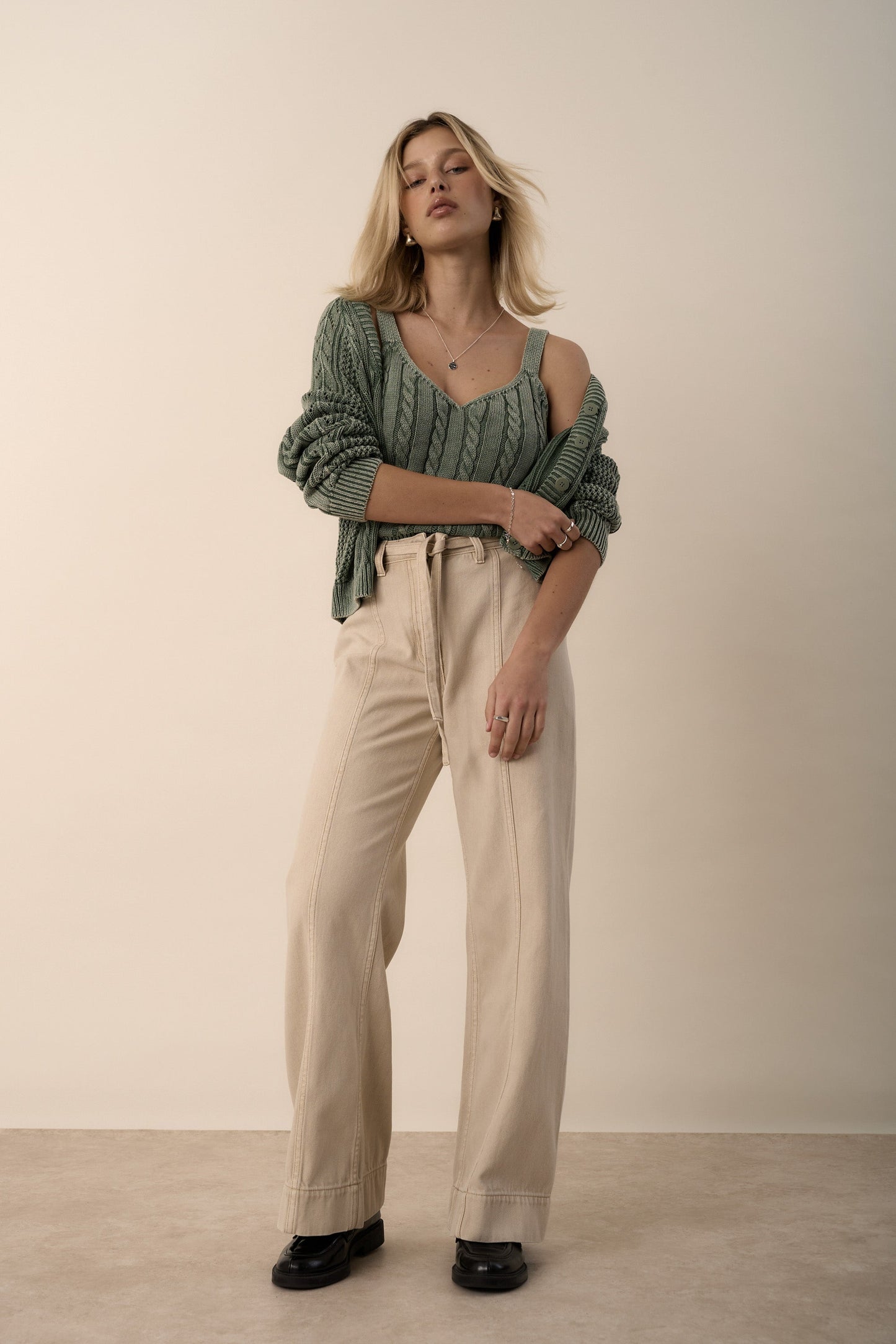Ely Tie Detail Jeans