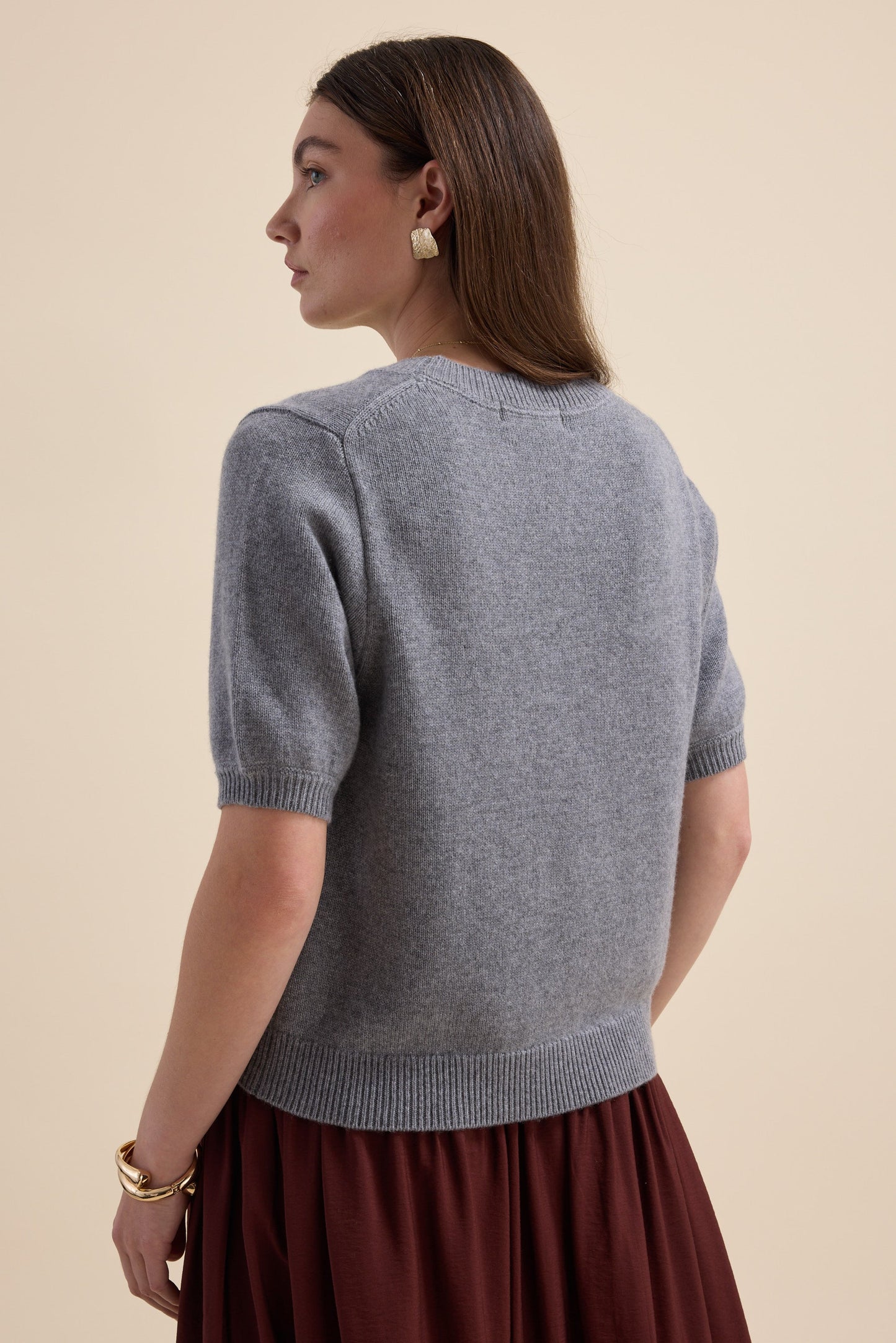 Elementary Cashmere Blend Tee Shirt