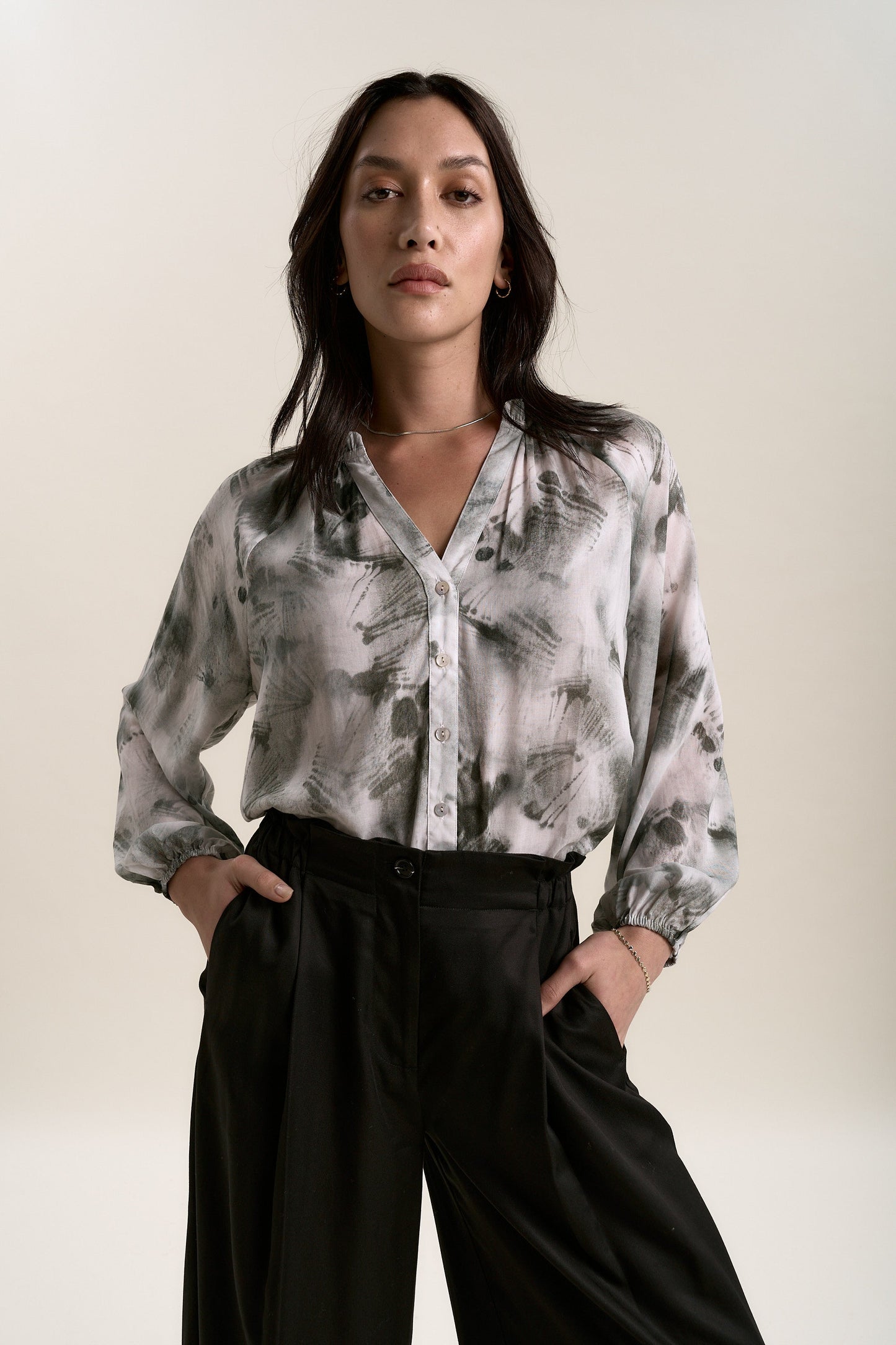 Eliana V Neck Top