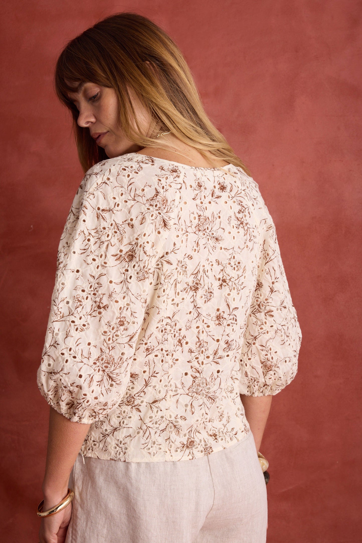 Elementary Broderie Blouse