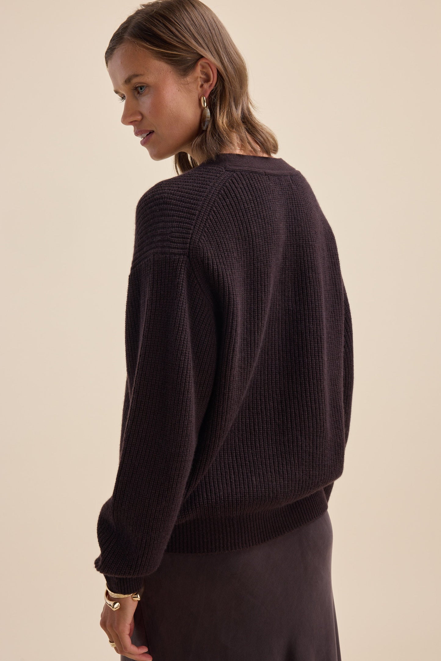 Elementary Cashmere Blend Cardigan