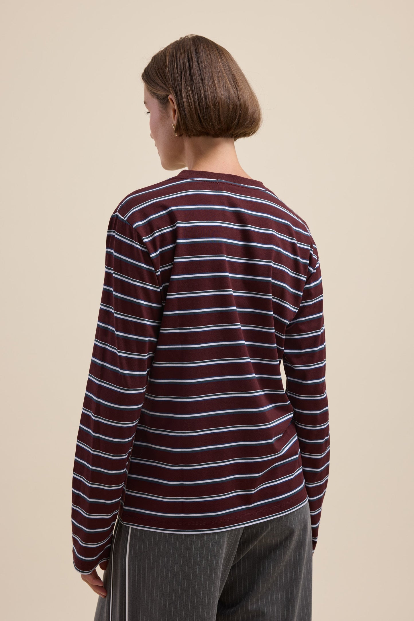 Carmen Long Sleeve Stripe Tee