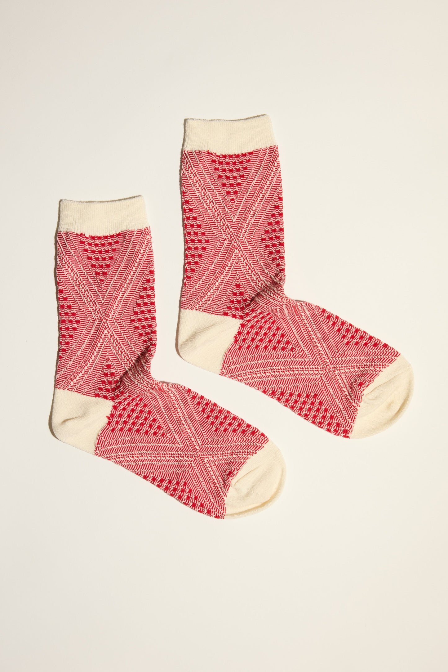Maggie Geo Crew Socks