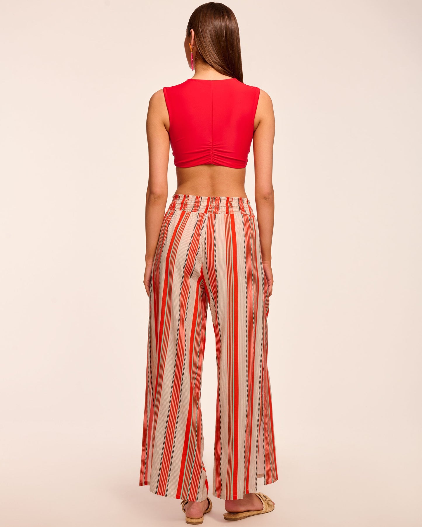 Reba Smocked Coverup Pant