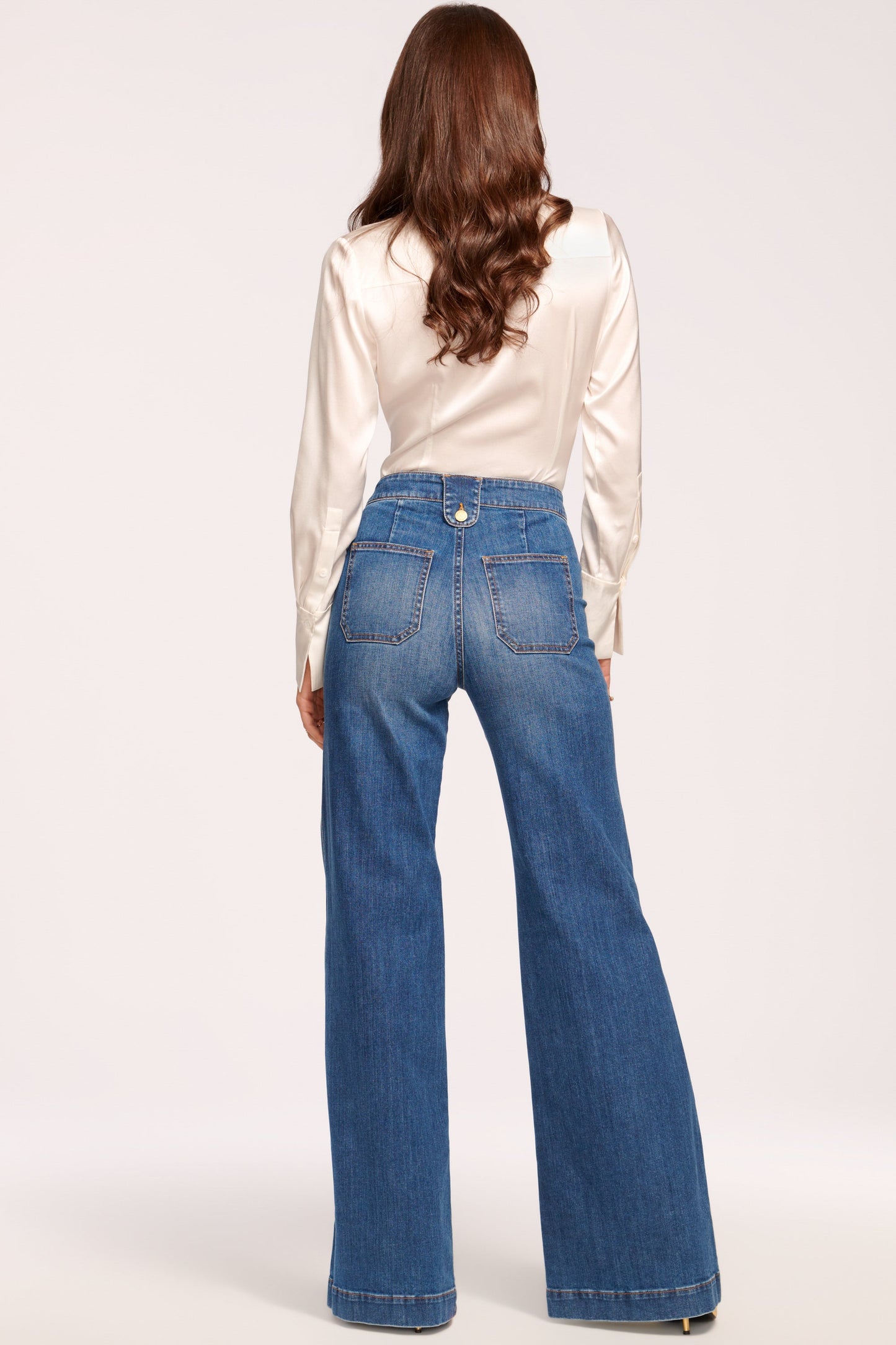 Theodora High-Rise Wide Leg Jean | MEDIUM WASH