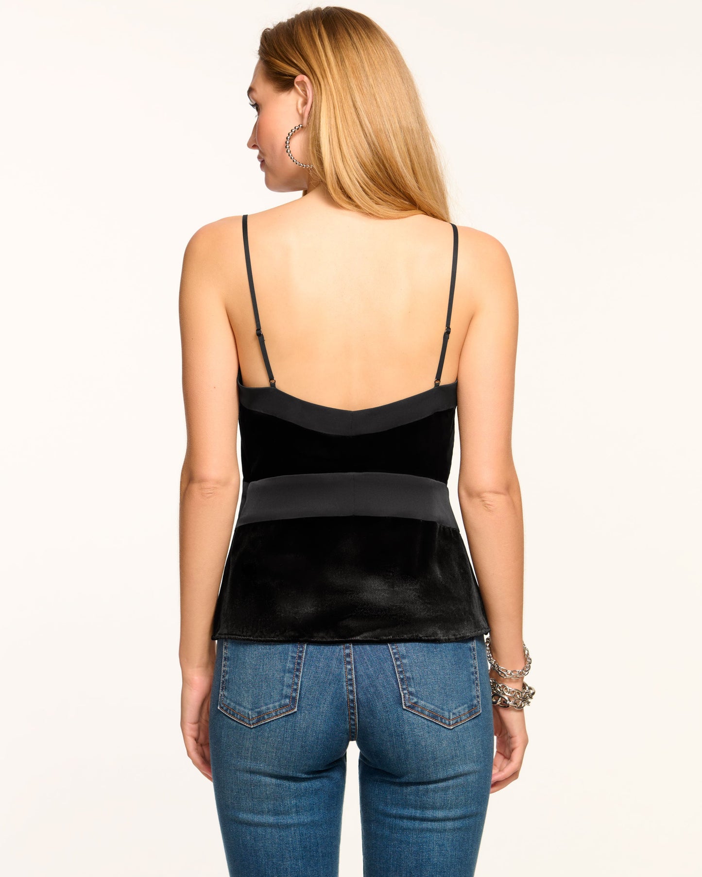 Otis Velvet V-Neck Cami Tank Top