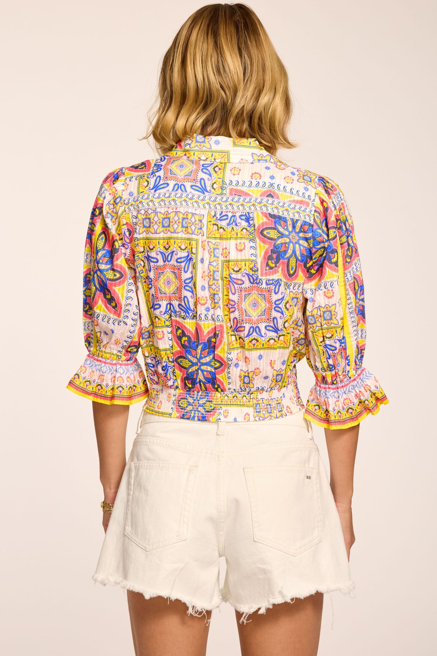 Zola Cotton Printed Top
