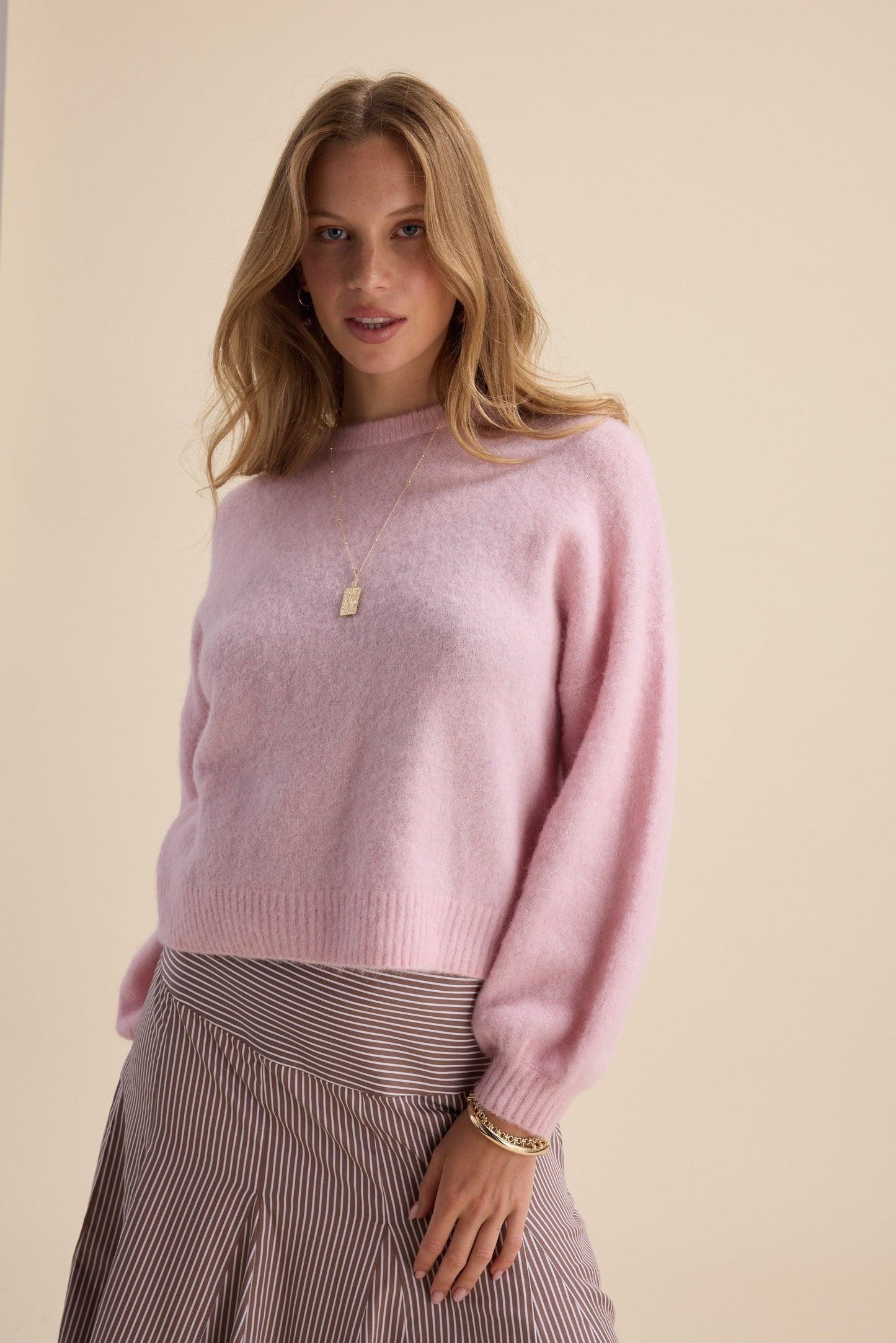 The Luxe Whisper Crew Neck Sweater