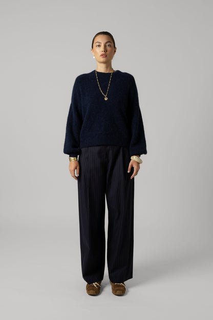 The Pleat Detail Wide Leg Pants