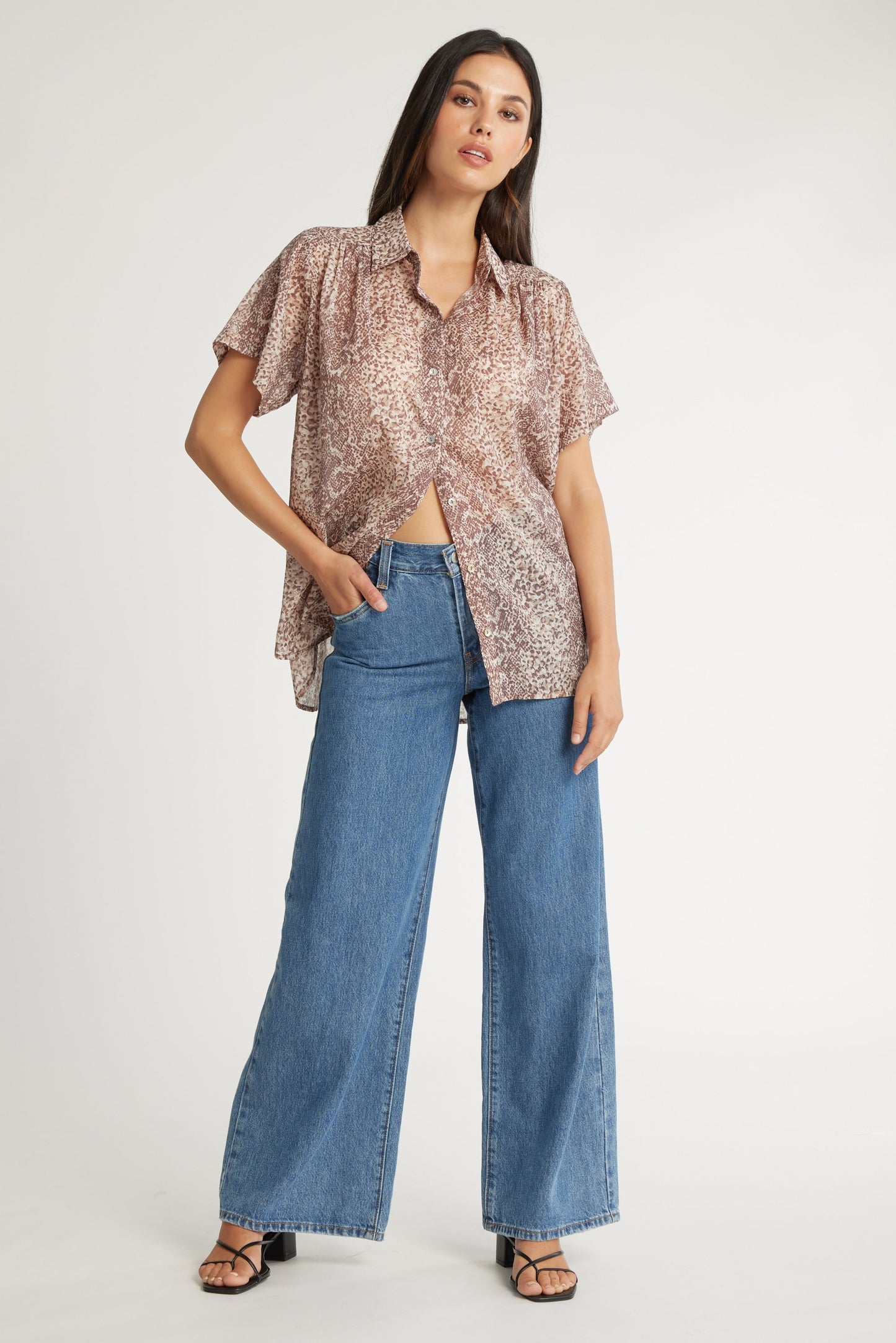 Micheala Button Front Shirt