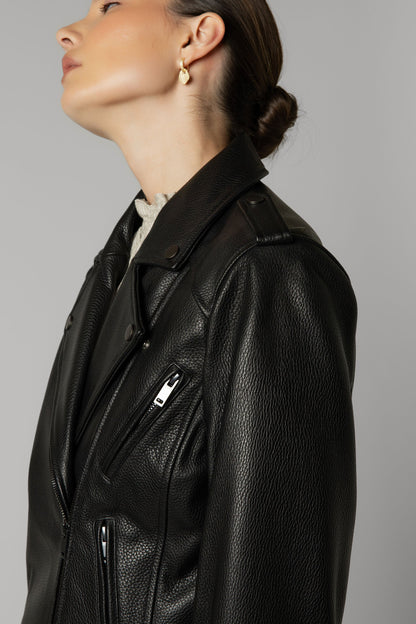 The Perfect Leather Biker Jacket