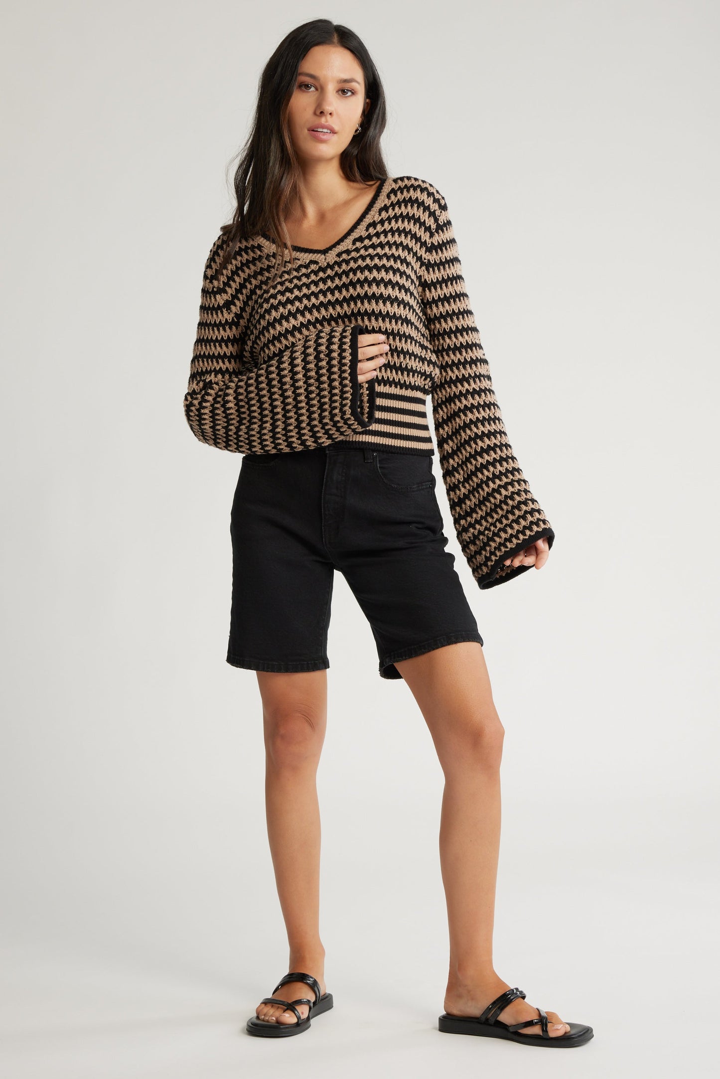 The Relaxed Straight Denim Short