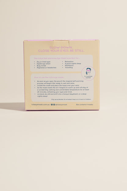 Lula Self Warming Eye Mask