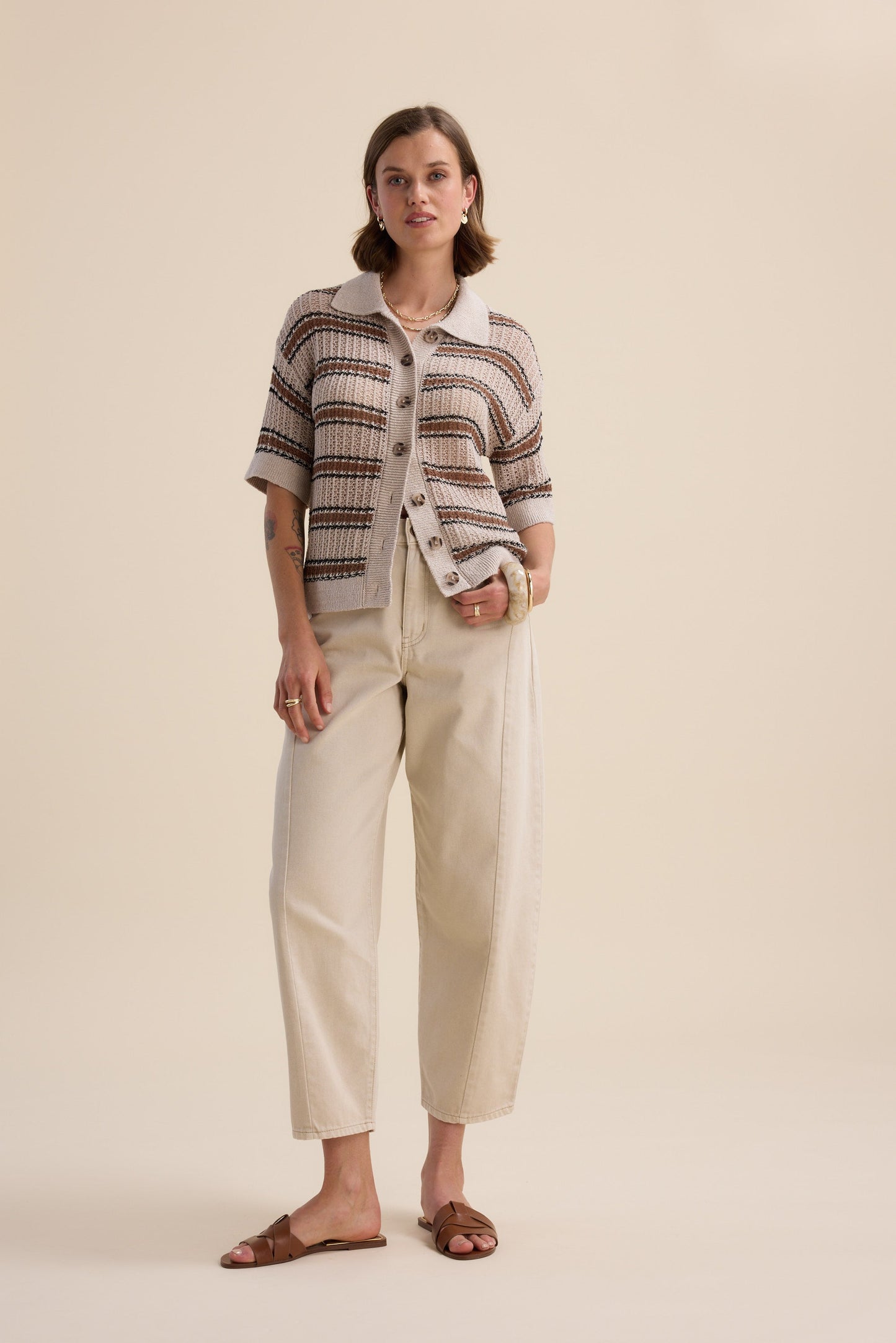 Elementary Collared Cardigan