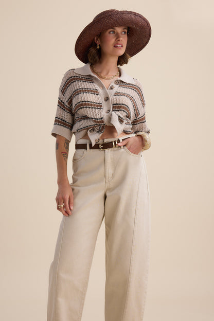 Elementary Collared Cardigan
