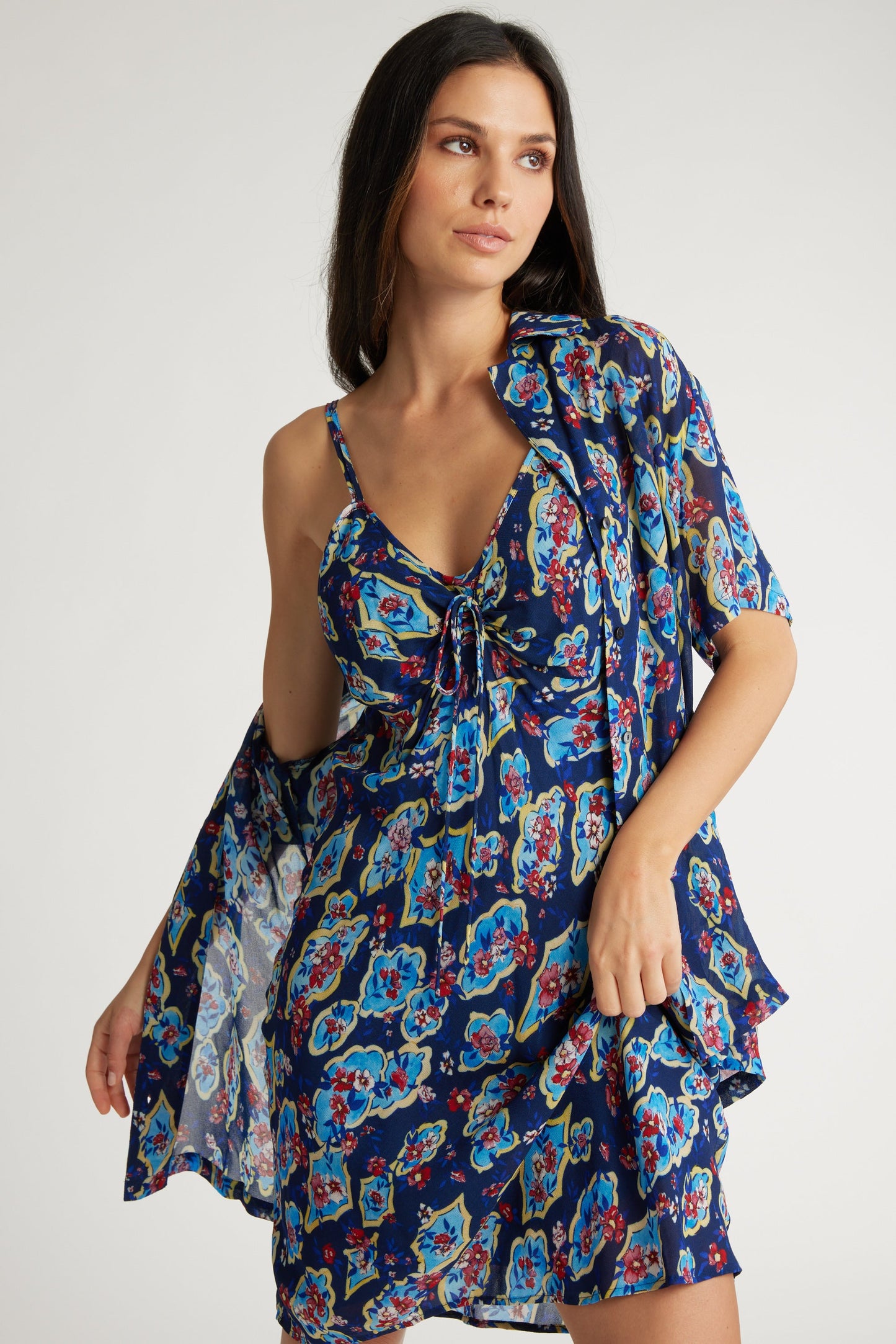 Taylor Ruched Detail Dress