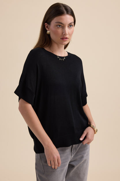 The Merino Silk Knit Tee