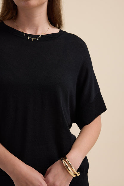 The Merino Silk Knit Tee