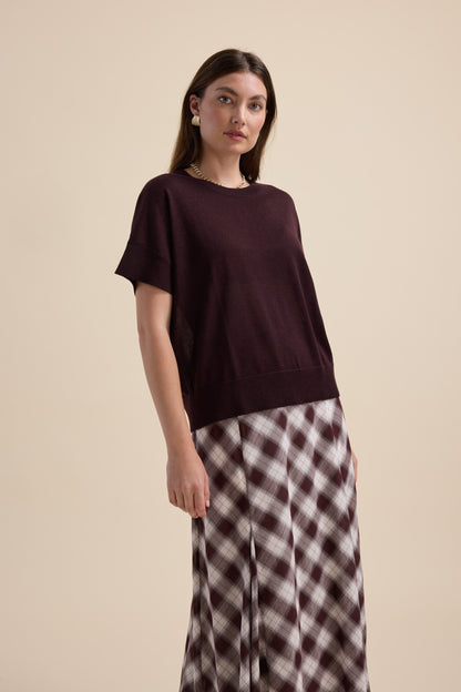 The Merino Silk Knit Tee