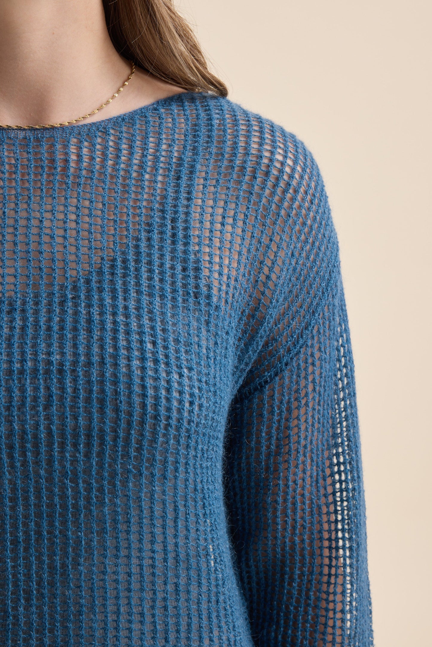 Aubrie Knit Detail Sweater