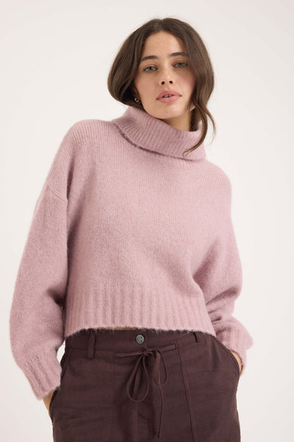 Kate Luxe Whisper Roll Neck Sweater