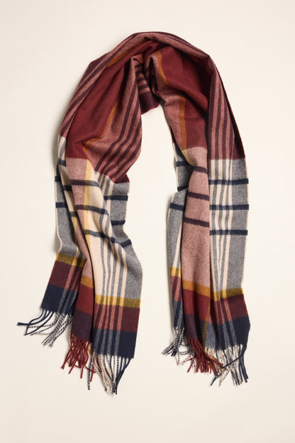 Maddie Brushed Check Scarf