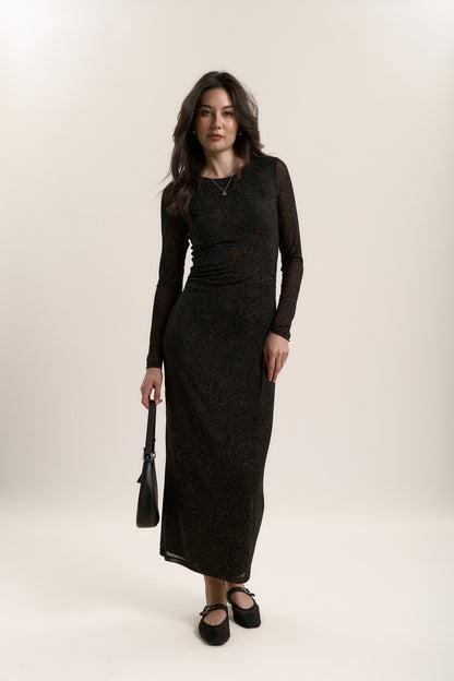 Samara Long Sleeve Mesh Dress