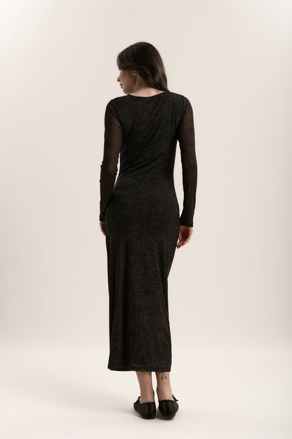 Samara Long Sleeve Mesh Dress