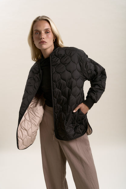 Mckenna Reversible Quilted Puffer