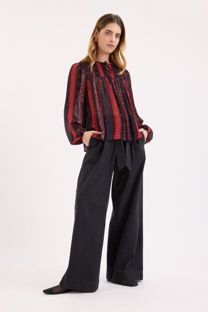 Lorelai Shirred Detail Blouse