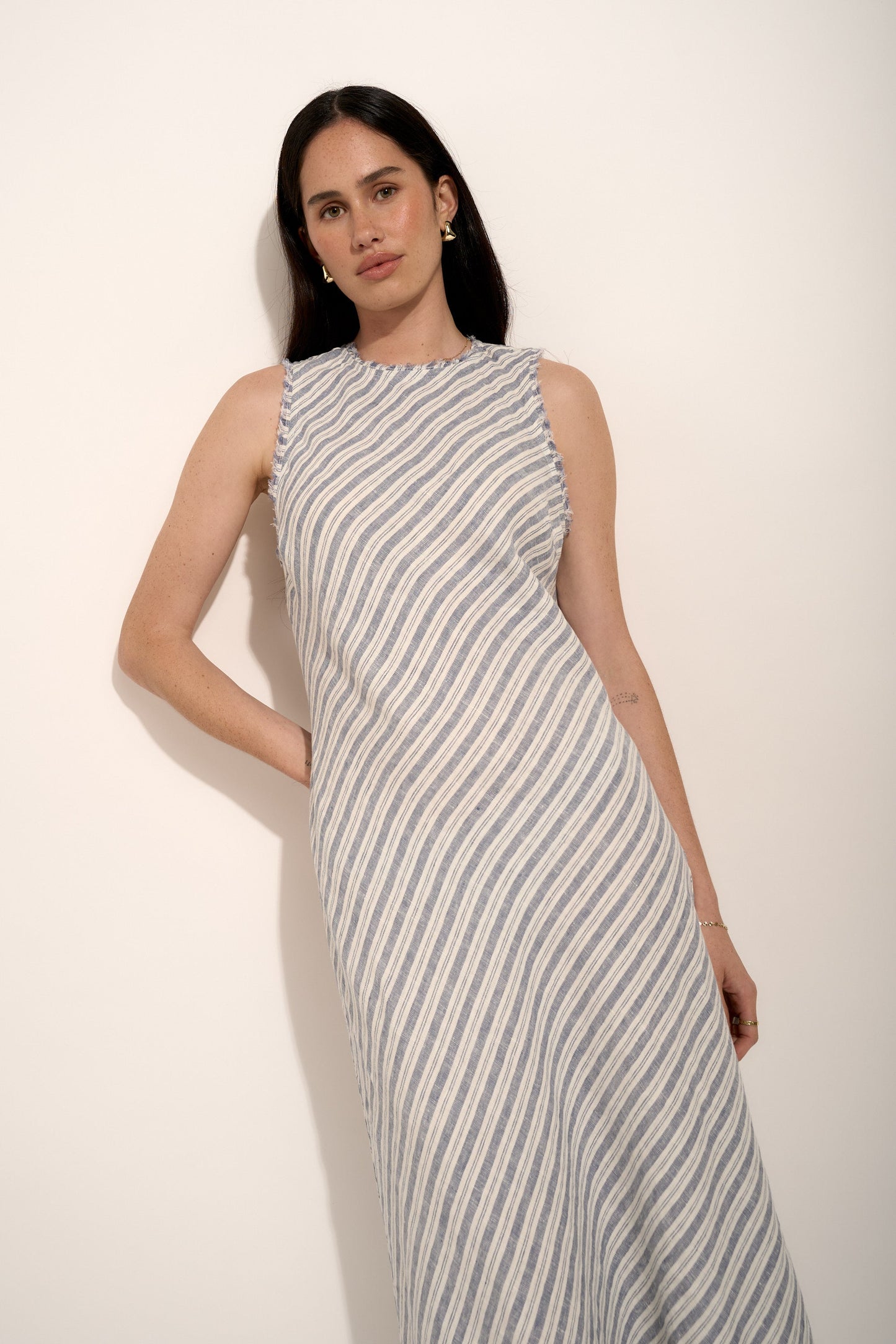 Maui Striped Maxi Dress