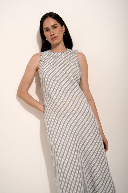 Maui Striped Maxi Dress