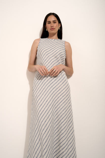 Maui Striped Maxi Dress