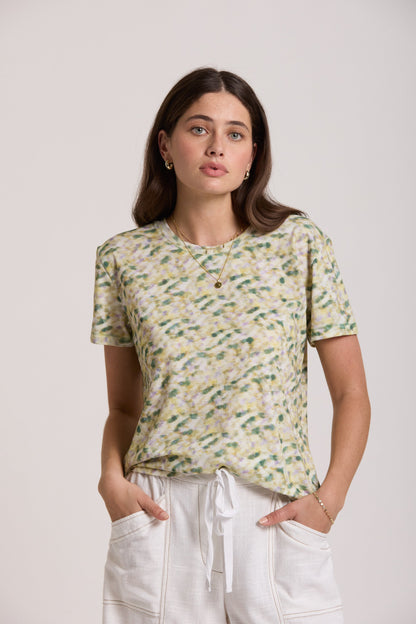 Kelly Tie Dye Detail Tee