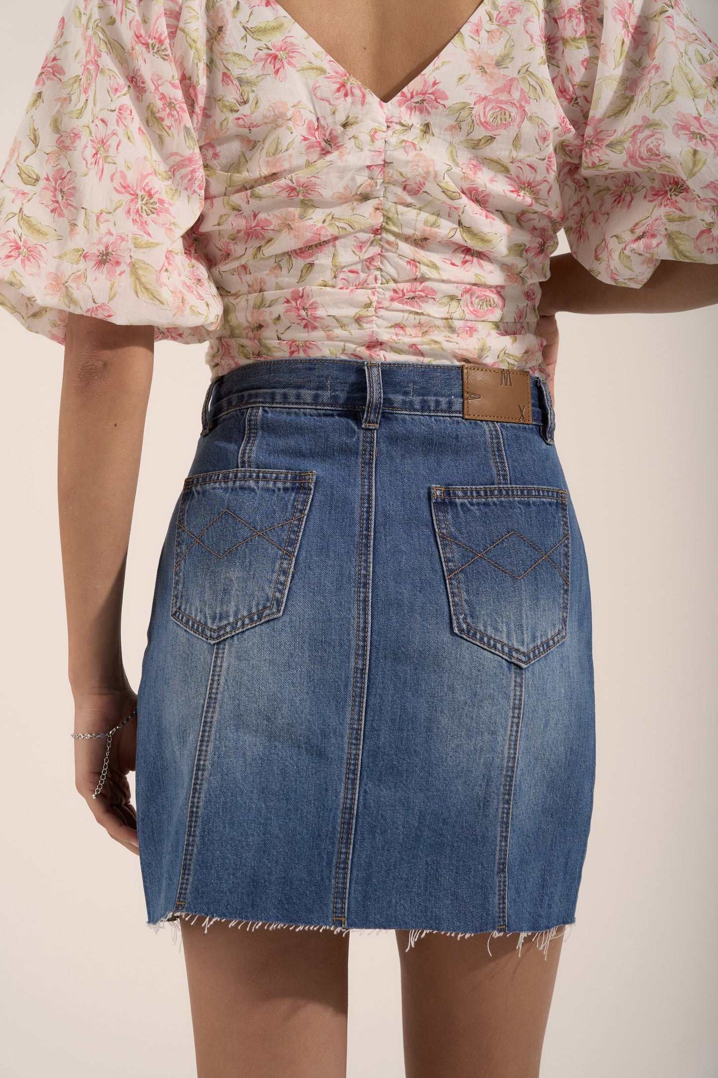 Killarney Denim Mini Skirt
