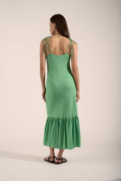 Polly Frill Hem Dress
