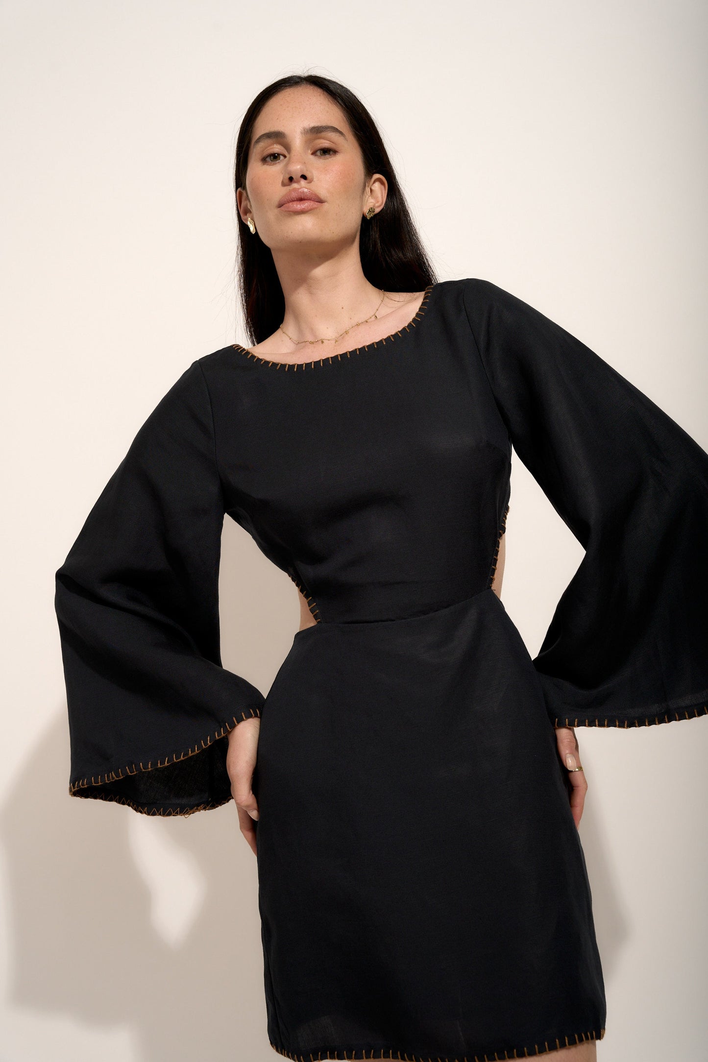 Sienna Stitch Detail Dress