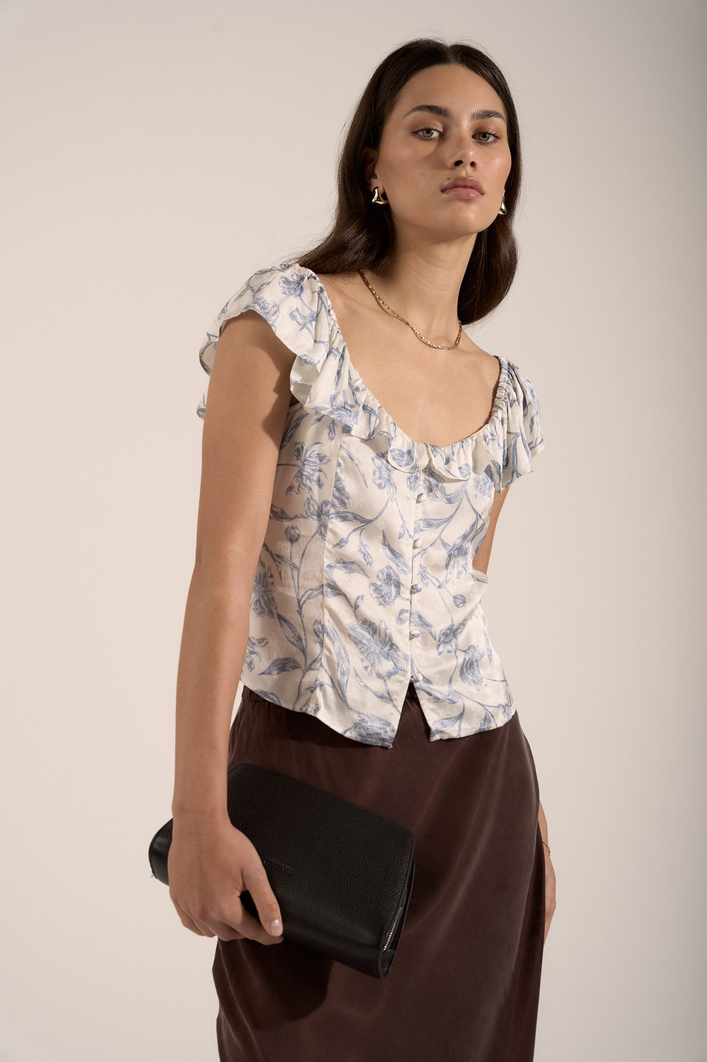 Ingrid Frill Detail Blouse