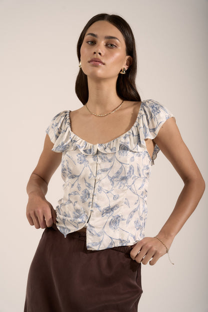 Ingrid Frill Detail Blouse