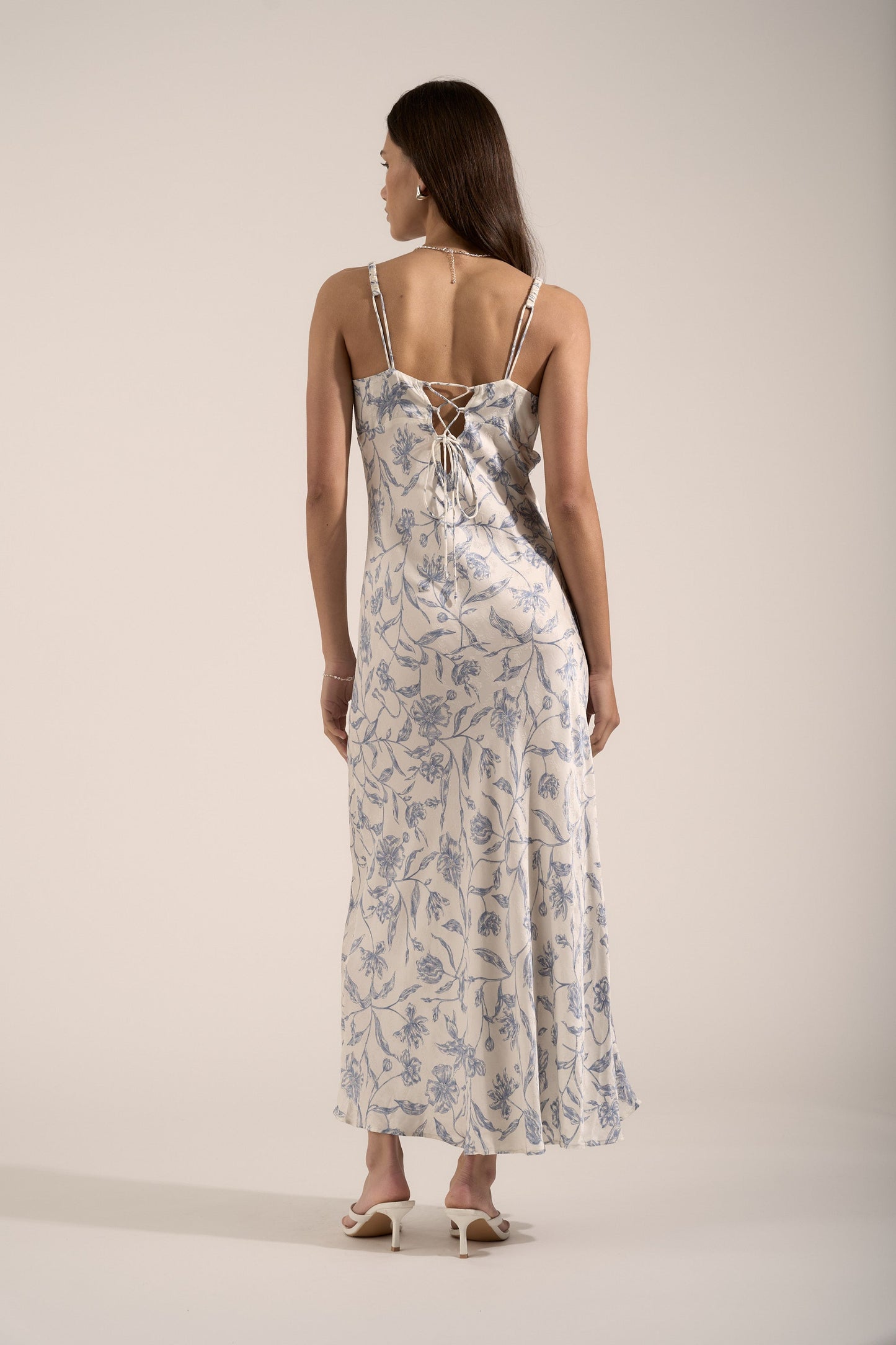 Ophelia Tie Back Slip Dress