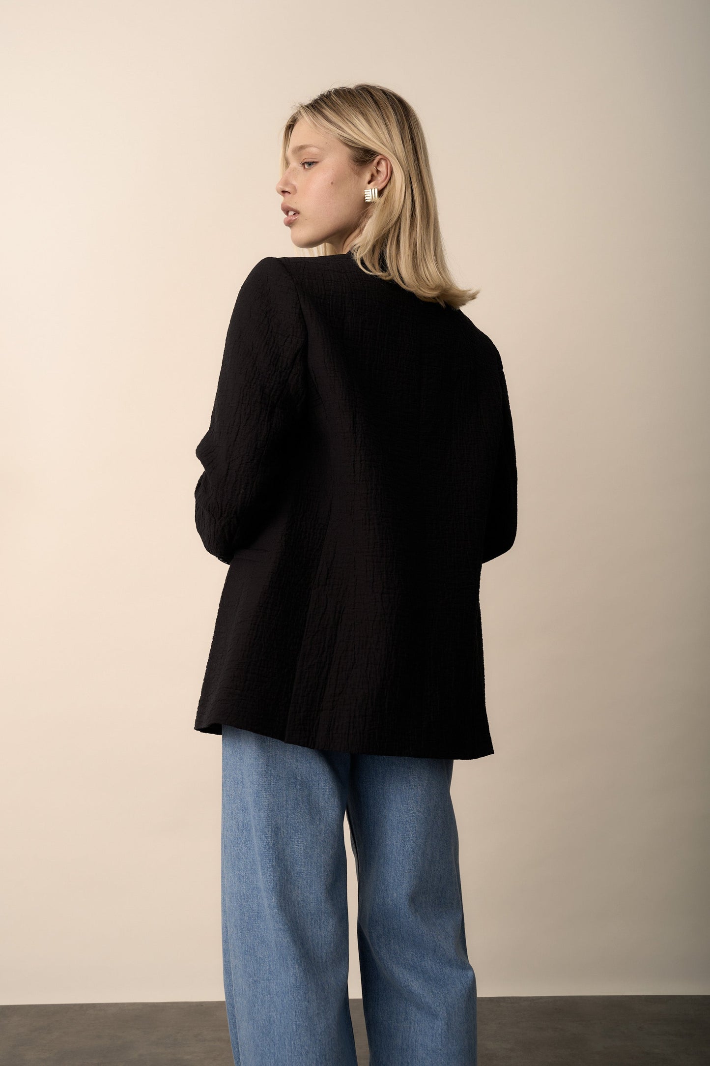 The Textured Boyfriend Blazer