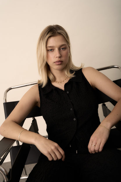 Elementary Textured Vest