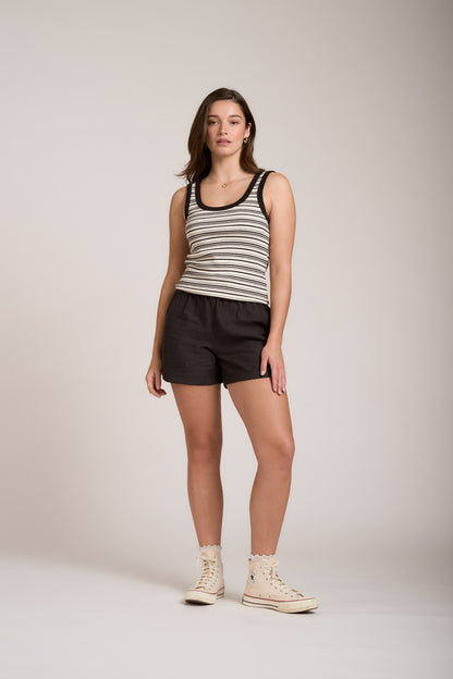 Georgia Organic Cotton Ribbed Tank
