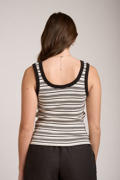 Georgia Organic Cotton Ribbed Tank