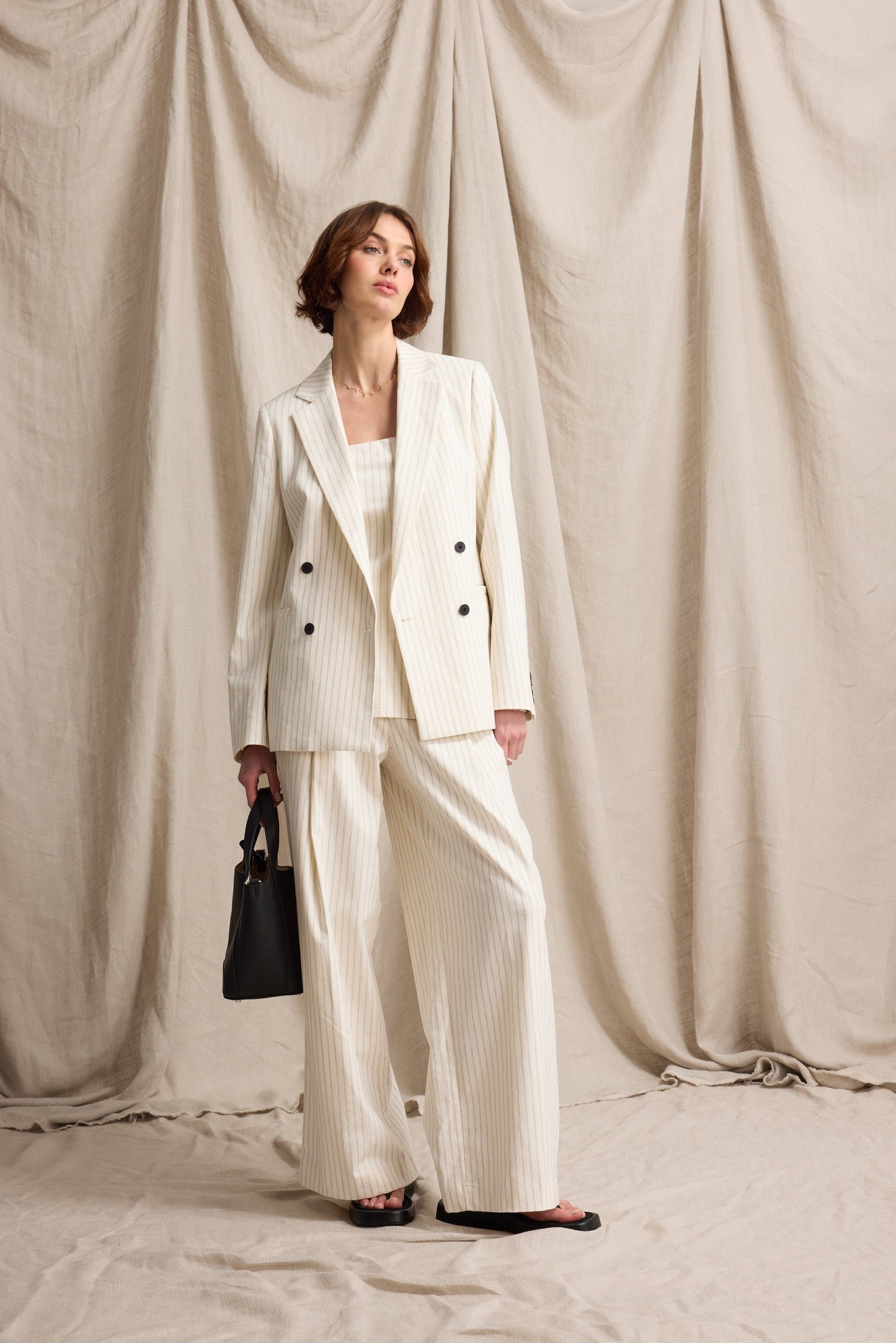 Piper Linen Blend Blazer