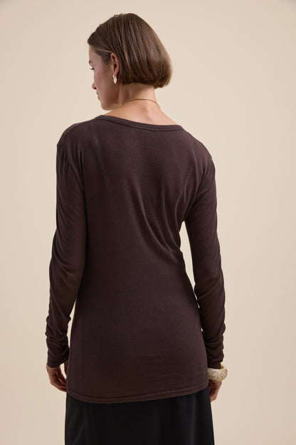 The Sheer Layering Crew Top