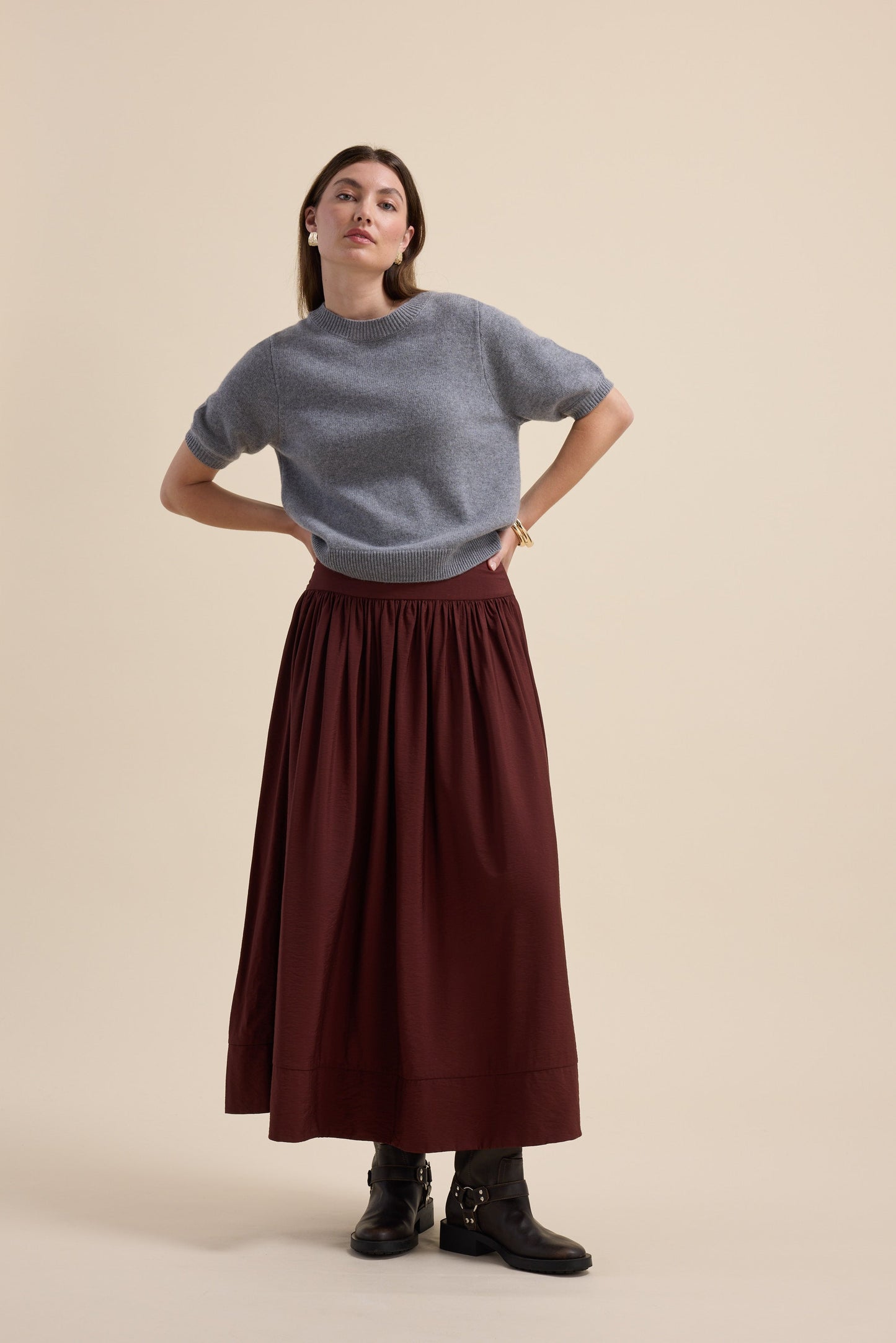 Elementary Cashmere Blend Tee Shirt