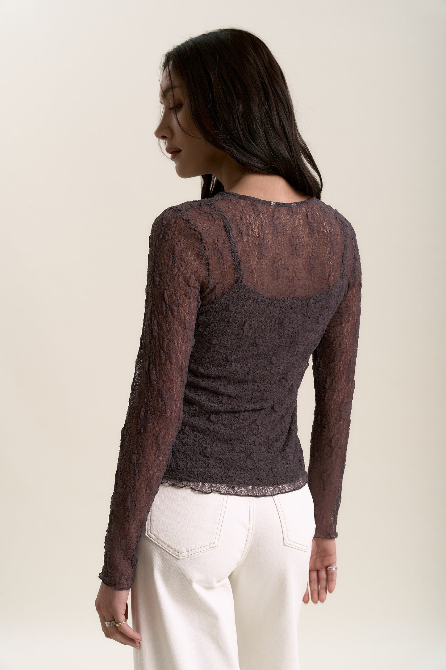 Lavender Lace Top